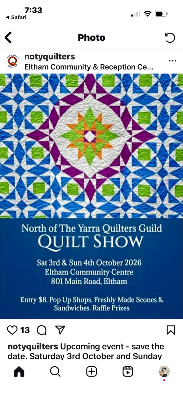 North of the Yarra Quilters Guild Quilt Show