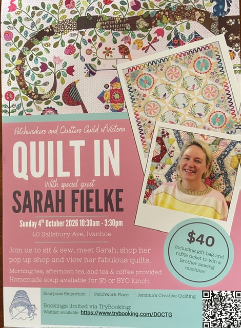 Patchworkers & Quilters Guild of Victoria Quilt-In